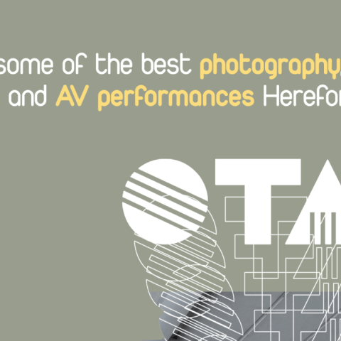 A beige background with the logo STATIC in white